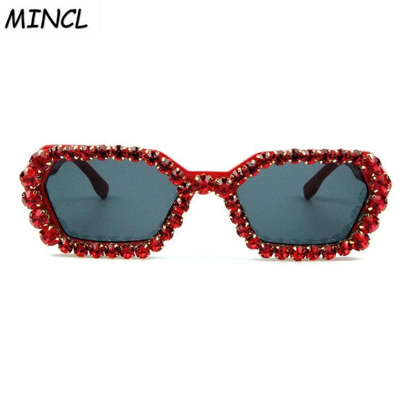 

sunglasses vintage narrow women designer bling gravel rhinestone retro small ladies with box fml, White;black