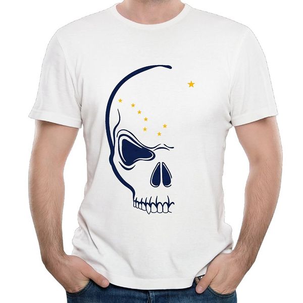 

new summer fashion men tee shirt alaska state skull stars summer men's t shirt casual t-shirt sport hooded sweatshirt hoodie