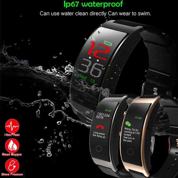 

smart wristband ck11c, heart rate and blood prsure tracker, sphygmomanometer