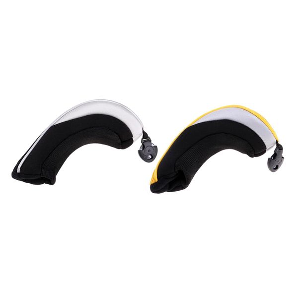 

2x golf hybrid ut club head cover хиджаб с номером категории черный желтый