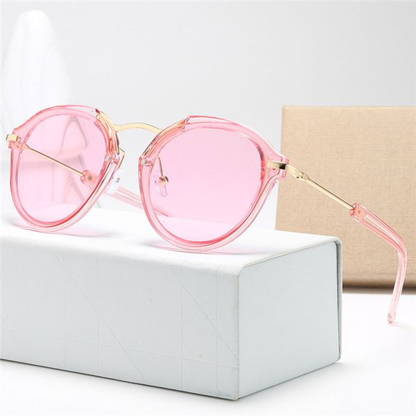 

designer sunglasses women sunglasses mens sunglsses round metal real uv protect glass lenses with brown or black leather case, accessories11, White;black