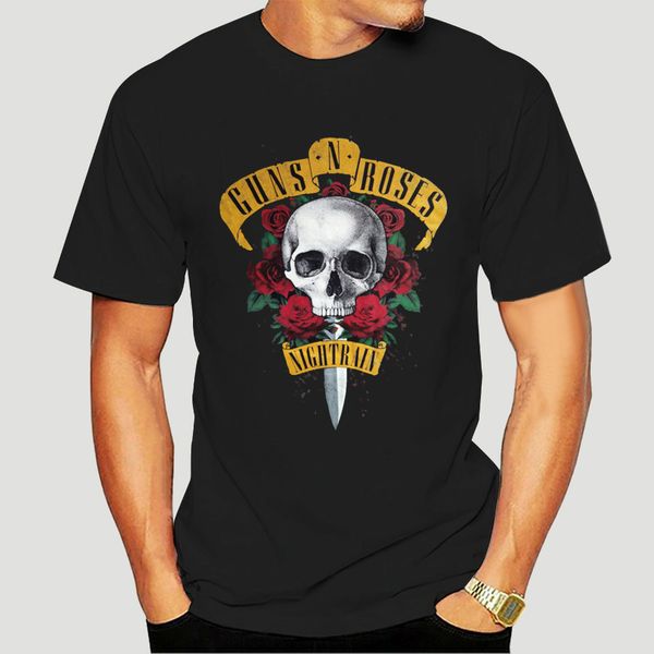 

2018 new guns n rose nightrian men mans summer black punk skull rose design 0527a sport hooded sweatshirt hoodie t shirt