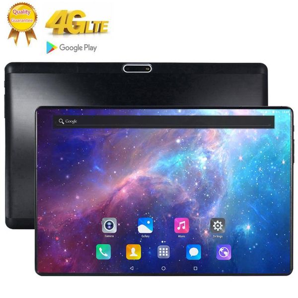 

tablet pc 2021 android 9.0 10 core 128gb rom 8gb 3g 4g lte 2560 1600 ips 13mp sim card 2.5d tempered glass 10.1 inch