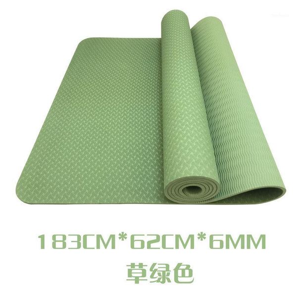

yoga mats 183*62cm 6mm mat non-slip tpe women quality exercise sport for fitness gym gymnastics tasteless pad1