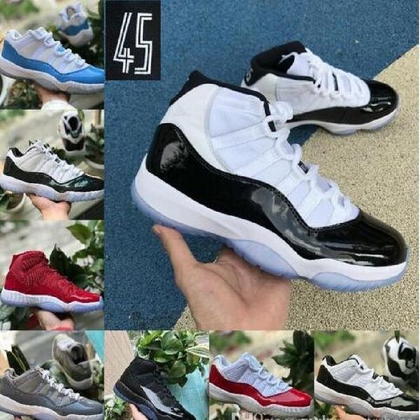 

basketball shoes bred 11s concord 12s dark grey 13s cap and gown 5s fire red 9s rasta 4s women mens trainers sports shoe sneakers, White;red