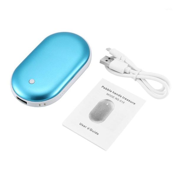 

multi-function charging treasure cobblestone usb hand warmer mini portable charging treasure hand warmer two in one1