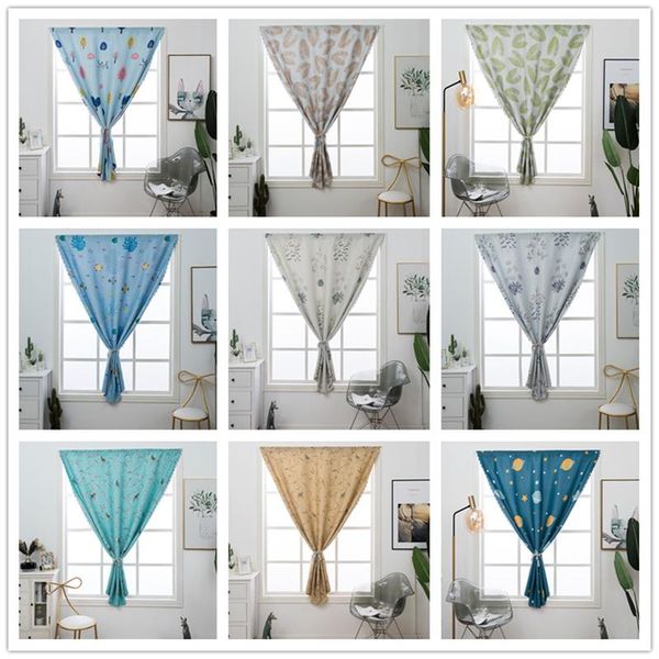 

curtain & drapes [ready stock] gy3057 gyrohome 1pc strip blackout window linen livingroom dec
