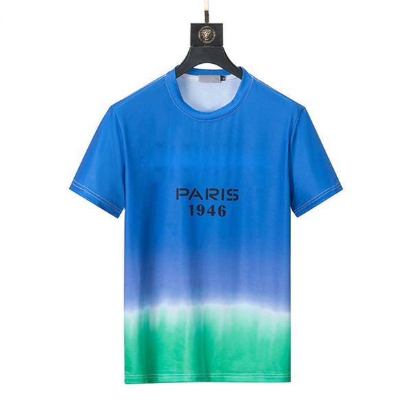 

2022 summer fashion men women designer t shirts tee tie dye luxury letter print t shirt clothing angel sleeve m-3xl, White;black