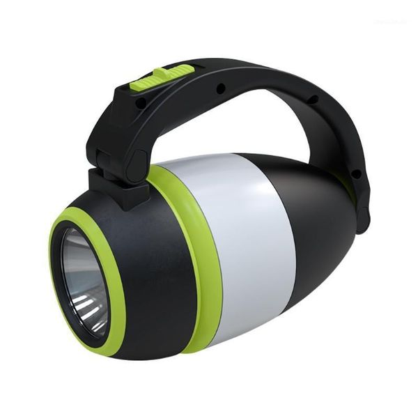 

rechargeable led camping lamp outdoor searchlight with 2400mah power bank 3-level brightness table desk lamp1