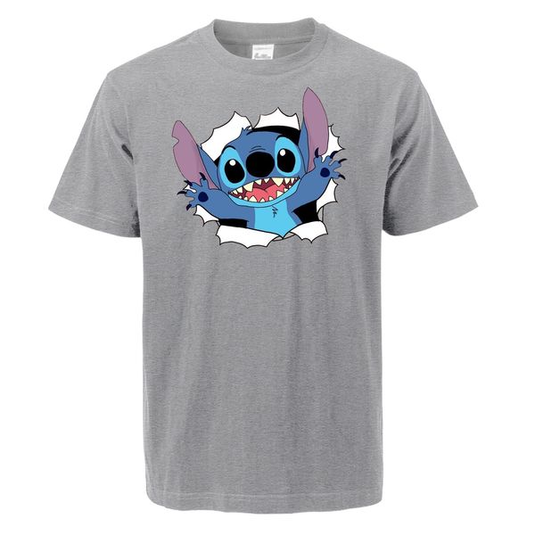 

стич мультфильм симпатичные стежка 2020 летний новый tshirt streetwear homme топы тис спорта толстовка с капюшоном hoodie мужчин футболку