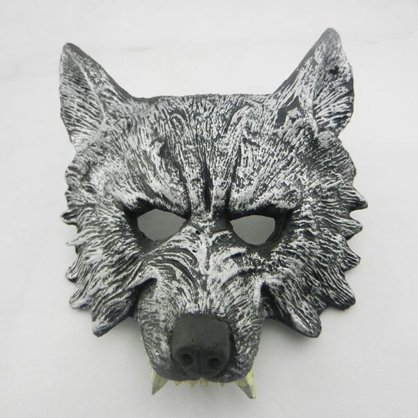 

great quality horror wolf head pu mask masquerade cosplay bar performances decorations devil masks for halloween party nightclub