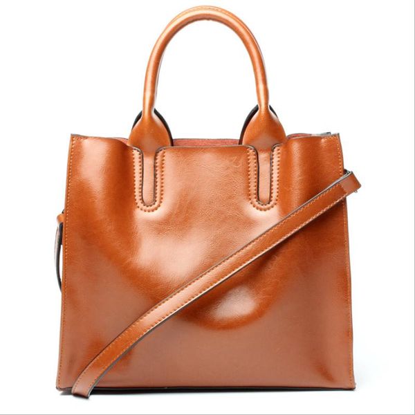 

fashion cowhide shoulder messenger bag female classic office handbag genuine leather crossbody bags for women shoulder bag tote