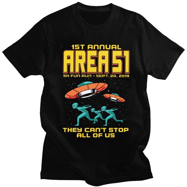 

men 5k fun run they can't s all of us storm area 51 alien ufo space ship saucer vintage tees summer hooded sweatshirt hoodie men t shir