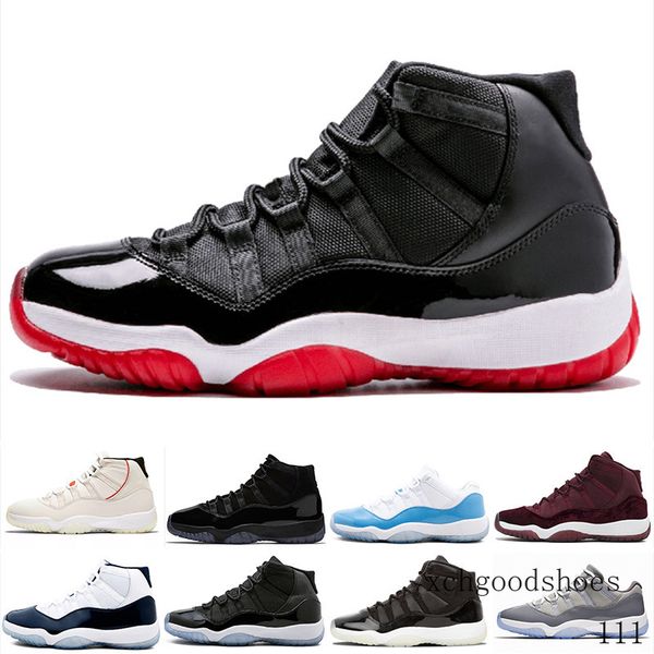 

11s platinum tint concord 45 mens basketball shoes 11 cap and gown blackout stingray gym red midnight navy bred space jams sports faa3c