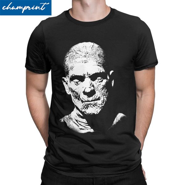 

mummy 1932 design men's the mummy horror movie vintage short sleeve crew neck pure summer sport hooded sweatshirt hoodie men t shirt