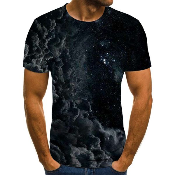 

3d starry sky boys romantic print boys camisetas 3d print shirts aesthetic humor aesthetic men clothing