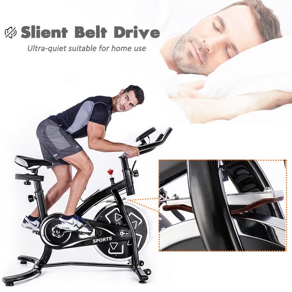 EU Stock, GT Stationary Professional Indoor Cycling bicicleta S280 instrutor de bicicleta de exercício com 24 lbs. volante MS188933BAA