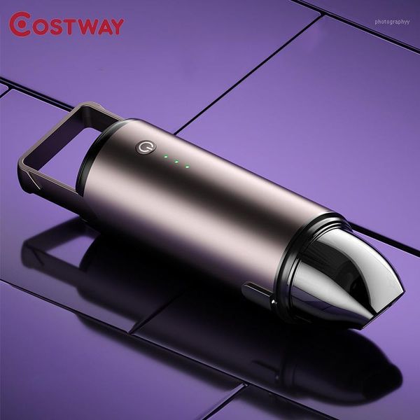 

costway portable handheld wireless usb charging vacuum cleaner alloy fuselage high-power household small handheld vacuum cleaner1