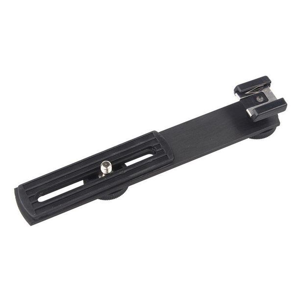 

universal 1/4 inch sliding screw metal flash bracket for digital camera