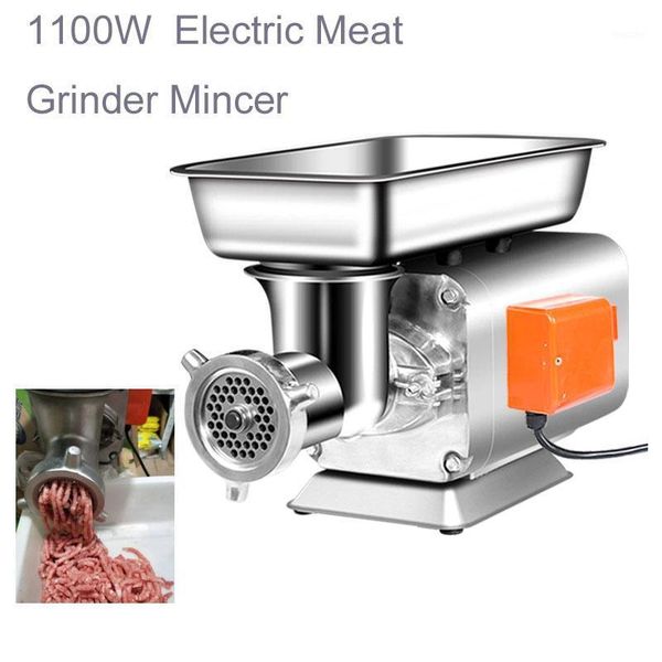 

1100w 220v electric meat grinder mincer household sausage maker commercial grinding mincing machine for sale1