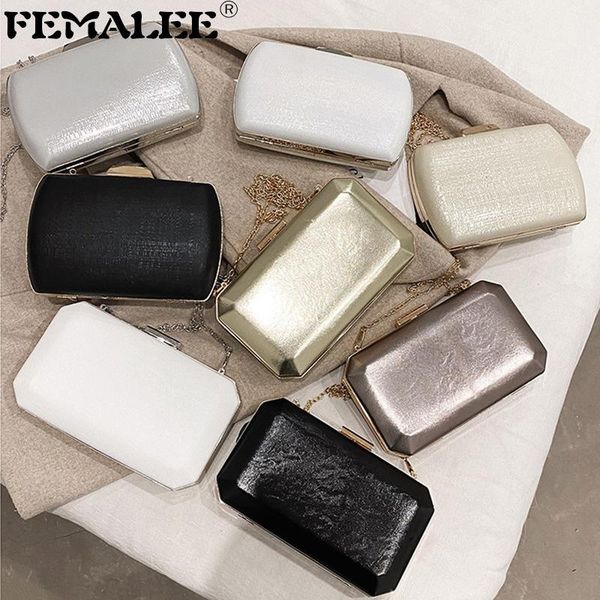 

shoulder bags fashion solid color designer dinner bag women 2021 luxury chain messenger classic hasp pu leather tote handbags chic purses