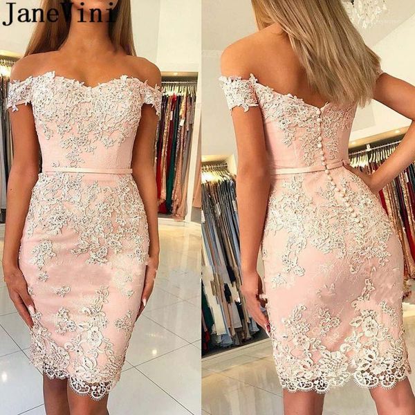 

party dresses janevini elegant beaded lace cocktail short plus size ladies knee length women formal dress graduation occasion gowns1, White;black