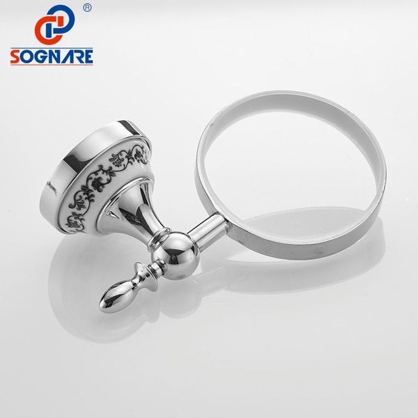 

sognare chrome держатель для туалетной щетки установить настенный держатель для туалетной щетки с кубком стекла ванной аксессуары для ванной