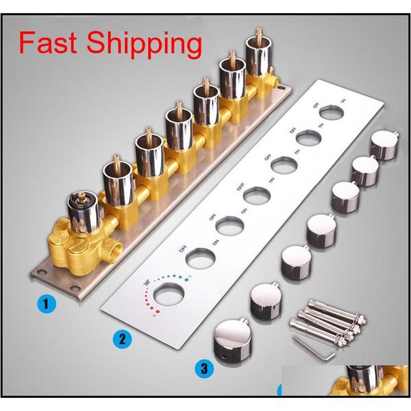 

most complete shower set 6 functions luxurious bath system large waterfall dual rain misty concealed ceiling s qylchf bde_luck