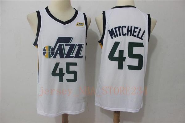 2021 NCAA 2019 New Mens Utah Jazz Donovan 45 Mitchell ...