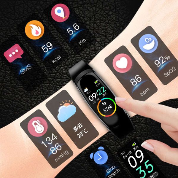 

bluetooth smart watch b1, intelligent digital wristband control heart rate, blood prsure and sleep