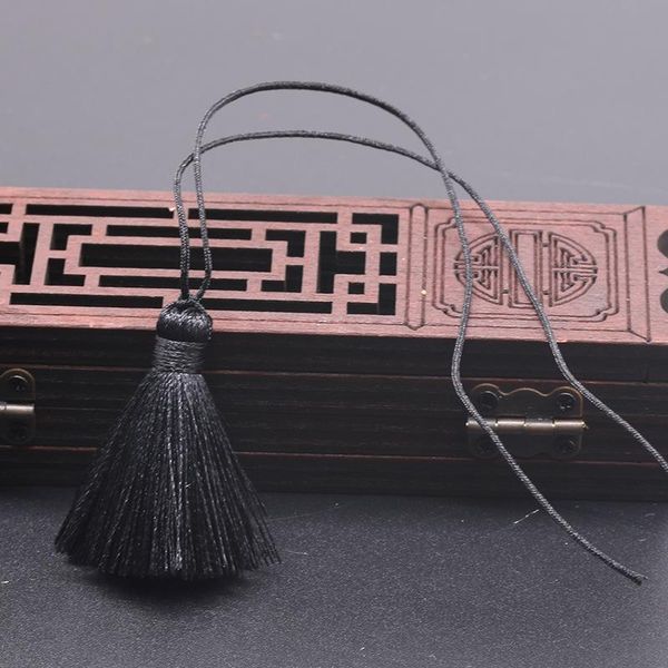 

6pcs short fat rope silk tassels diy pendant jewelry curtain garments decorative accessories fringe trim hand crafts mini tassel h qyllur