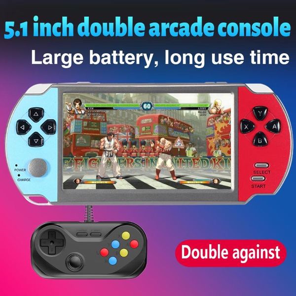

5.1-inch large-screen game console handheld two-person battle joystick arcade retro nostalgic simulator handheld game console
