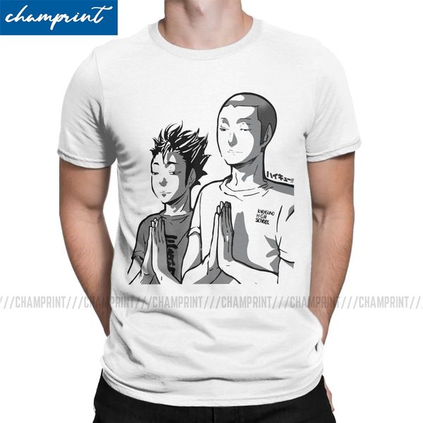 

vintage haikyu tananoya praying bokuto volleyball manga short sleeve plus size clothing sport hooded sweatshirt hoodie men t shirt