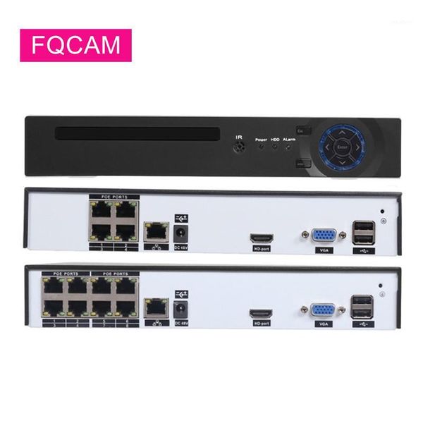 

kits 8ch 5mp poe nvr 8ch*5mp network video recorder xmeye onvif motion detection 4ch ports for 4mp ip surveillance camera1, Black;white