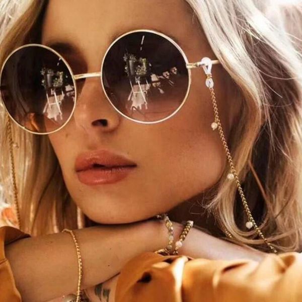 

2020 chic gold color pearl beads charm glasses chain luxury simple sunglasses strap necklace jewelry h jlllqb