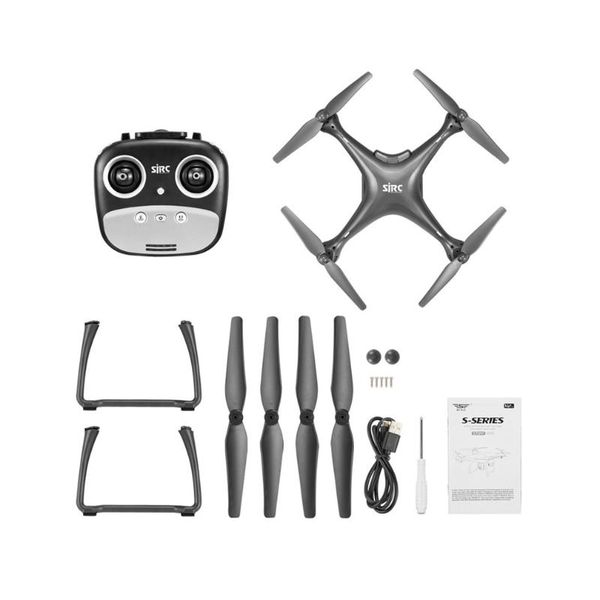 

s70w 1080p gps fpv quadcopter dron follow me wifi live video dron fixed height positioning auto return rc helicopters kids gifts