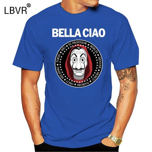 

забавный бумажный дом bella ciao человек майка 100% хлопок мужские рубашки вскользь воротник футболки спорт толстовка с капюшоном толстовка