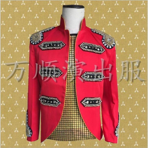 

xxs-6xl big yards 2020 the new nightclub bar male singer liu pin punk costumes for the magician stage costumes1, White;black
