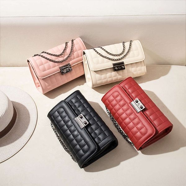 

luxurys designers women 2021 new korean fashion classic rhombic chain bag