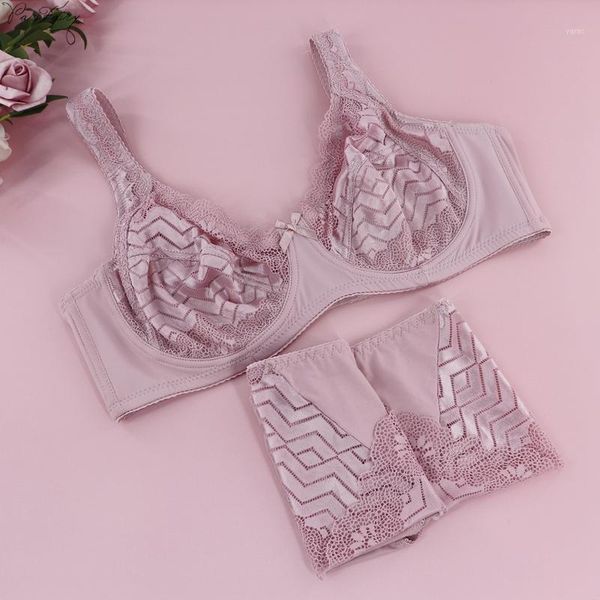 

parifairy new super thin brassiere sofr bra set unlined cotton underwear set bras plus size lace lingerie1, Red;black