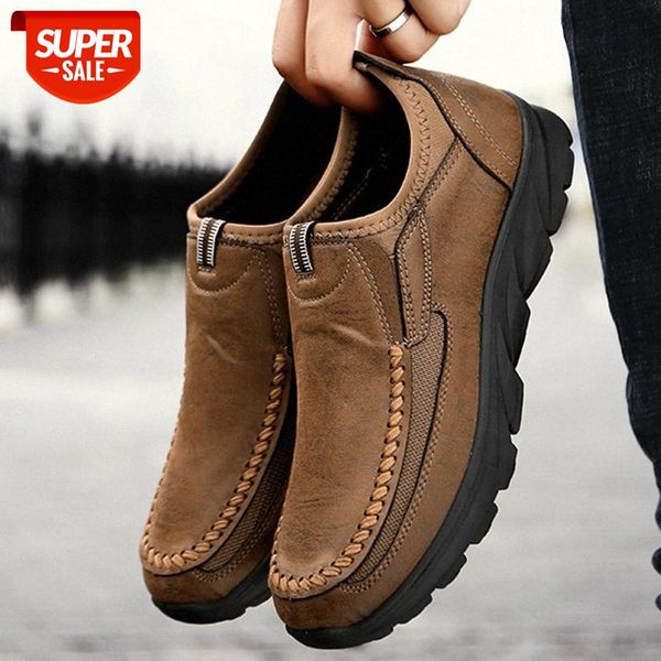 

men casual shoes loafers sneakers 2020 new fashion handmade retro leisure loafers shoes zapatos casuales hombres men #x591