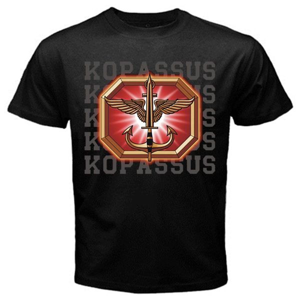 

indonesian special force kopassus army soldier black basic new summer short sleeves custom sport hooded sweatshirt hoodie t shirt