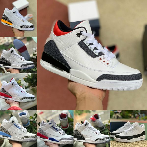 

new 3s 3 laser orange fire red fragment mens basketball shoes knicks rivals jsp tinker pure white black cement nrg unc blue designers r56