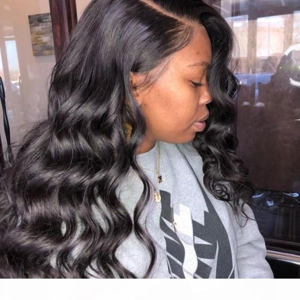 

объемная волна фронта шнурка парики pre щипковых природные hairline virgin малазийский полный парик фронта glueless парики с волосами младен, Black;brown