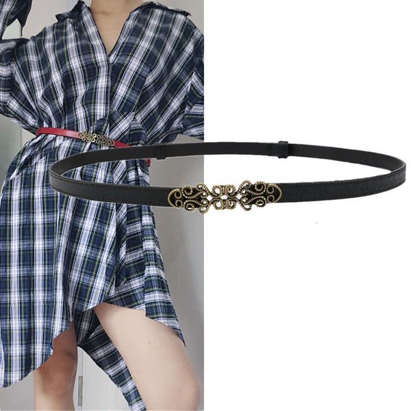 

small korean belt women's dress with sweater and skirt, Black;brown