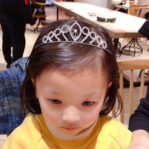 

hair accessories fashion girl princess crown hairband s children lovely headwear hoop for child gifts1, Slivery;white