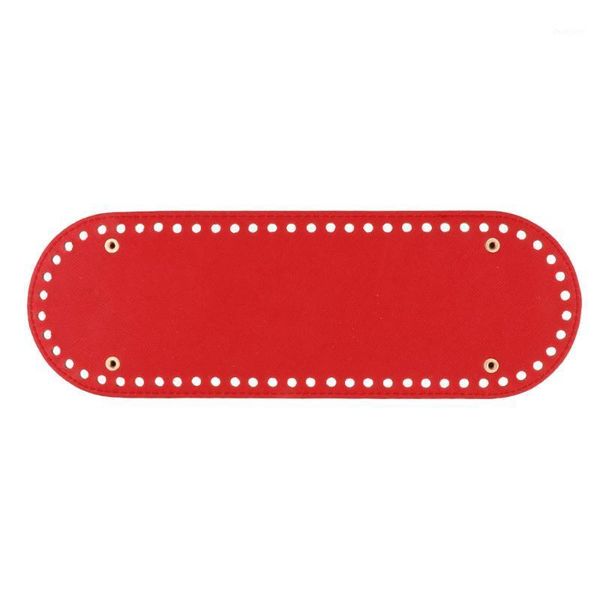 

64 holes pu bag pad shaper tote bottom insert for hand-woven bag accessories1
