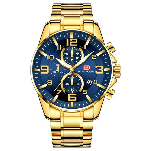 

Special Time Men Watches Simple Style Stainless Steel Wristwatch New Quartz Male Clock Date Reloj Waterproof Hombre, Bronze