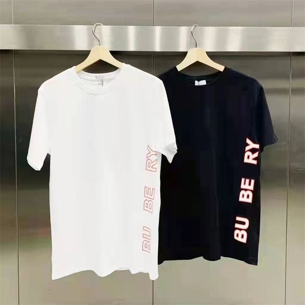 

2022 summer paris designer tshirts mens classic letter printing t shirts fashion t-shirt casual uncotton tee, White;black