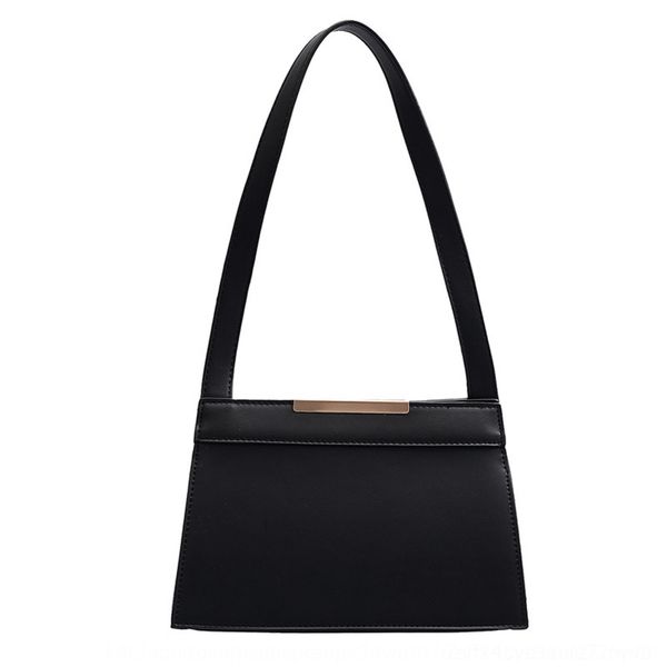 

7ghss новое плечо женщин квадратный шитье сплошной цвет плечо сумка простой трапециевидный мешок осенью и зимой 2019 1xm4e